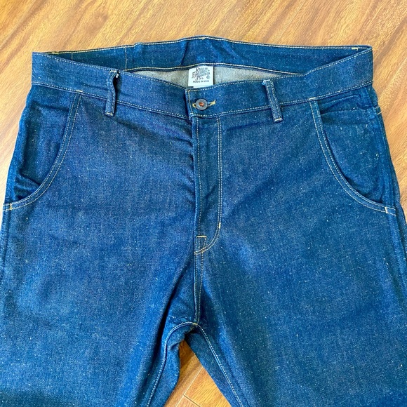 Railcar Fine Goods Denim Flight Trousers size 35 - Picture 3 of 9